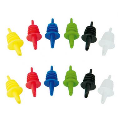 Пластмасови пурери в различни цветове 12бр  комплект (45030000PVV) - Ilsa