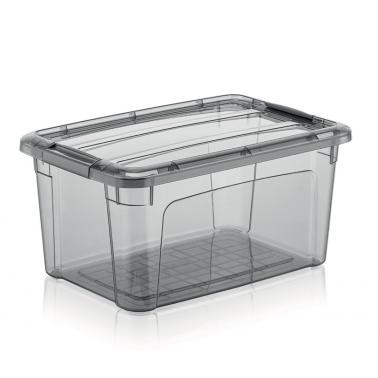 Пластмасова кутия контейнер 5,7л антрацит HOME-(BNM-0216) - Horecano 