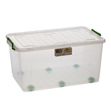 Пластмасова кутия контейнер с колела 50л. 31x39x62см (2624) - Senyayla