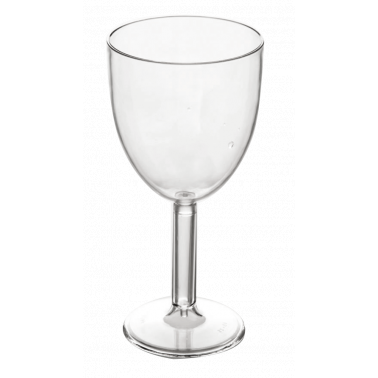 Поликарбонатна чаша за вино 250мл GOBLET (GB.25)   - Rubikap