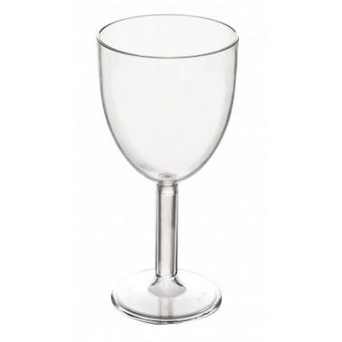 Полистиренова чаша за вино за еднократна употреба    185мл (R.185)   - Rubikap