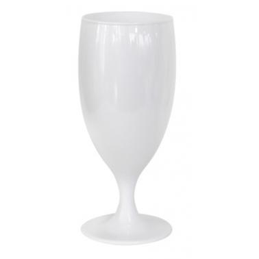 Поликарбонатна чаша за бира на столче 360мл PC бяла 7,2xh17,5см RK-PREMIUM WHITE-(PM.G36)  - Rubikap