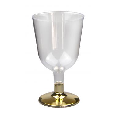 Чаша със златна основа, 150мл, полистирен, RK-(R.150-PS302) - Rubikap