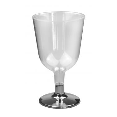 Чаша със сребърна основа, 150мл, полистирен, RK-(R.150-PS303) - Rubikap