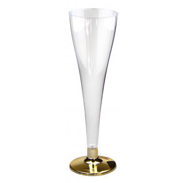Чаша със златна основа, 120мл, полистирен, RK-(DC.120-PS302) - Rubikap