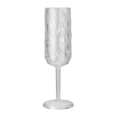 Поликарбонатна чаша за шампанско 180мл PRISMA CLEAR RK-(EX.PG180-PC001) - Rubikap