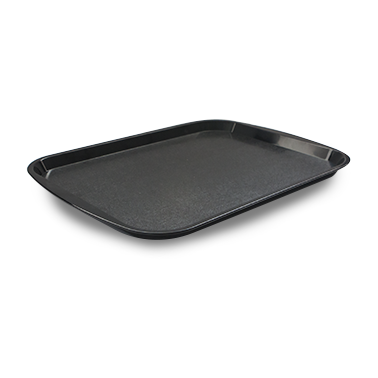 Пластмасова табла за сервиране 52,5x37,2x2см. черна  (227-B) - Horecano