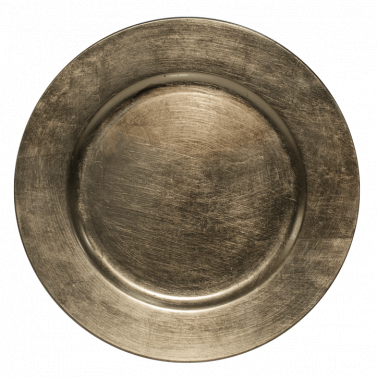Полипропиленова  чиния подложна 33cм  златиста  FUZOU (JQY11-1052) - Horecano