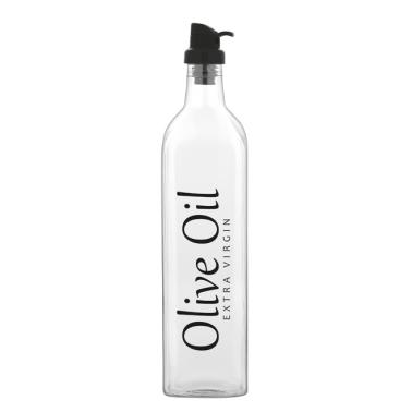 Стъклена бутилка за зехтин OSLO 500мл прозрачна M-151426 - Horecano