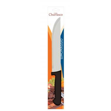 Кухненски нож от неръждаема стомана 17,5см с черна дръжка SIMONAGGIO-CHURRASCO (1305/7)