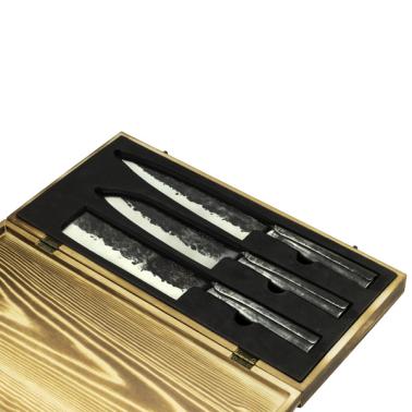 Комплект от 3 ножа в кутия AKIRA-(LEMJP04-578) - Horecano