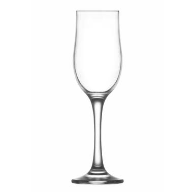Стъклена чаша на столче за шампанско 195мл  NEV 539 - Lav
