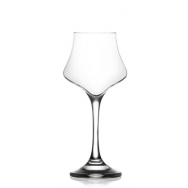 Стъклена чаша на столче за бяло вино 260мл CRM 525