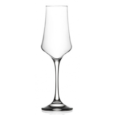 Стъклена чаша на столче за шампанско 225мл  CRM 534 - Lav