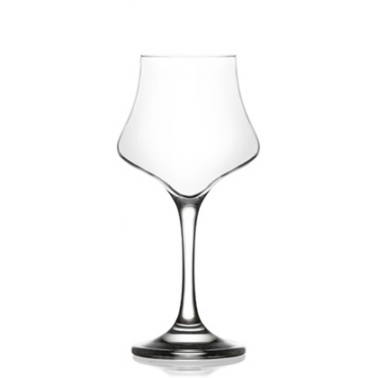 Стъклена чаша  на столче за червено вино 350мл CRM 554 - Lav