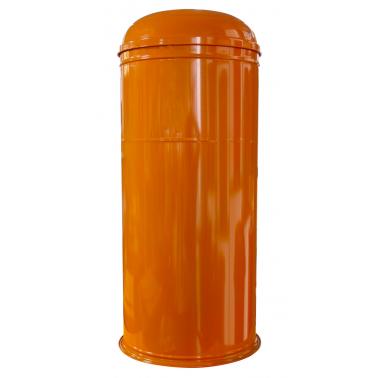 Метален кош за рециклиране на батерии, ф27xh62см, оранжев, (4512.2867S.102.S) - Horecano