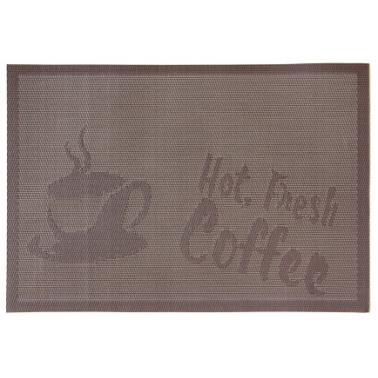 Подложка за хранене Hot Fresh Coffee 45x30см кафява (0193654) - Horecano
