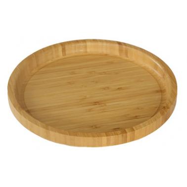 Бамбукова кръгла табла ф25xh2.5см  HORECANO-(HC-93798)
