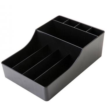 Пластмасов бар органайзер за пакетчета с 9 отделения черен 30x20xh10см (JD-86229) - Horecano