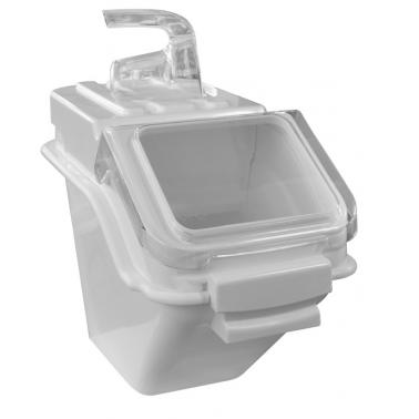 Пластмасов контейнер за съхранение на продукти 10л бял 40x29xH23см (JD-IB10) - Horecano