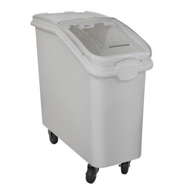 Пластмасов контейнер за продукти на колела 102л 75x39xh71см бял (JD-IB98) - Horecano