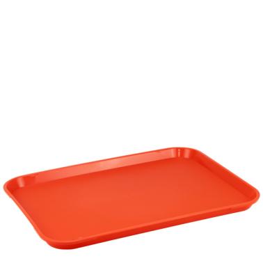 Пластмасова табла за сервиране 40x29см червена (JD-1216-R) - Horecano