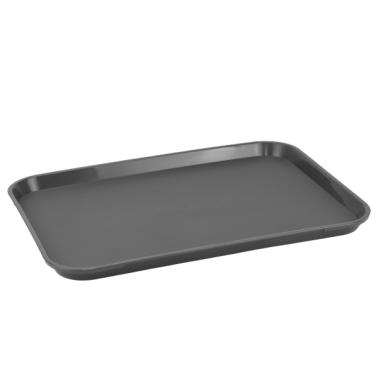 Пластмасова табла за сервиране 45x35см черна (JD-1418) - Horecano