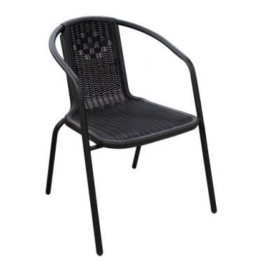 Стол бистро CAMPMAN с пластмасова седалка 54х59х73см кафяв (1600.002) - Horecano