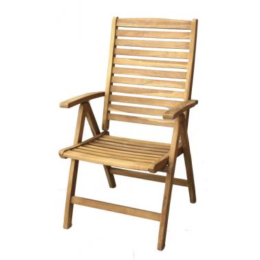 Дървен стол с подлакътник 75x60xh106см  JAVA-VIENA-(TLC 080)