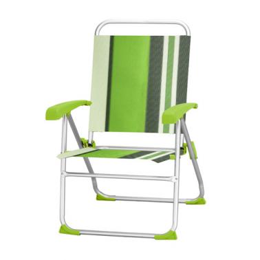 Алуминиев къмпинг стол, 8 позиционен, зелен HG-(40164ВТ) - Horecano