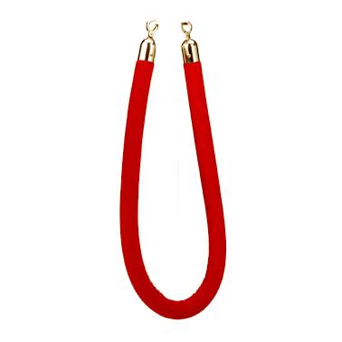 Въже червено за ограничителна златна стойка (181098) - Horecano