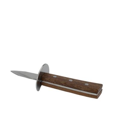 Нож за стриди от неръждаема стомана с дървена дръжка (HC-981557) 0426-1 - Horecano