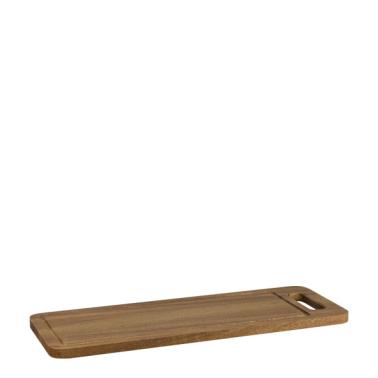 Дървена дъска за презентация махагон 47x17xh1,5см (232045-1) (HC-981730) - Horecano