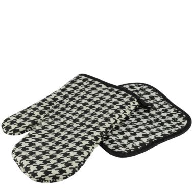 Комплект текстилна ръкавица с ръкохватка HOME-(232107-1) - Horecano