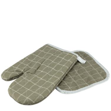 Комплект текстилна ръкавица с ръкохватка HOME-(232107-2) - Horecano