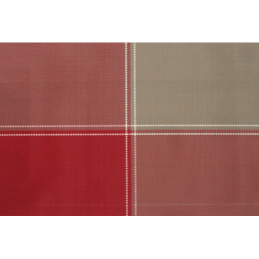 Подложка за хранене 30x45см  PVC  червено каре CN-(5241-4183) - Horecano
