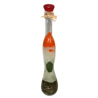 Стъклена бутилка за декорация 30см B-8148 CN-(5236-4132-1) - Horecano