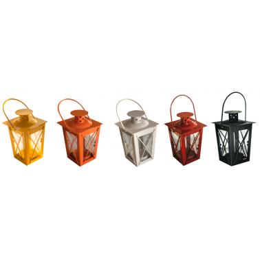 Декоративен фенер малък 4 цвята (бял/червен/жълт/оранжев) CN-(WY-001 / 6168) - Horecano