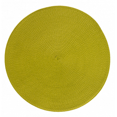 Подложка за хранене кръгла  ф38см  PVC  зелена (9968) - Horecano