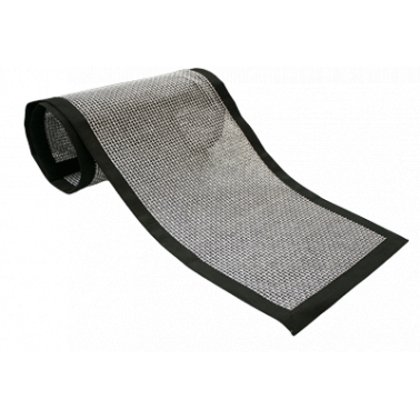 Тишлайфер обкантен, текстил 40x150см. черен CN-(5508-4) - Horecano