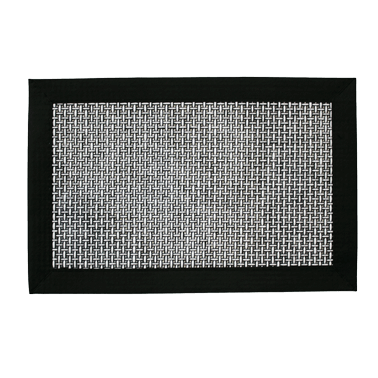 Подложка за сервиране, текстил с кант 30x45см. черна CN-(5510-4) - Horecano