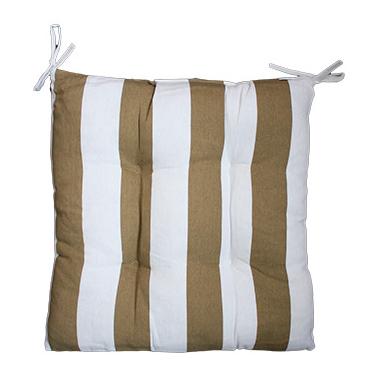 Текстилна възглавница 45x45см №242 бежово/бяло рае CN-(5513) - Horecano