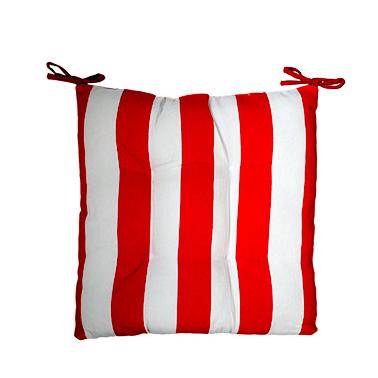 Текстилна възглавница 45x45см №241 червено/бяло рае CN-(5514) - Horecano