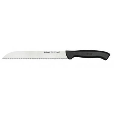 Нож за хляб от неръждаема стомана  червен  20,5см (38023) PIRGE-ECCO 