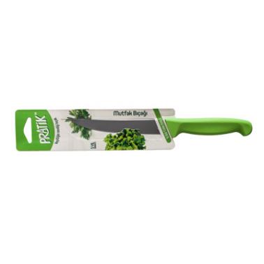 Нож за зеленчуци от неръждаема стомана  зелен  11см  (43013)  PIRGE-PRATIK 