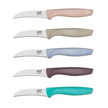 Нож за белене на плодове и зеленчуци от неръждаема стомана 9см различни цветове (43210) PIRGE-PRATIK