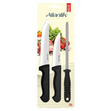 Комплект кухненски ножове от неръждаема стомана 2бр. и масат 12см / 18см / 18см (61057) PIRGE-ATLANTIK