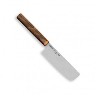 Нож за зеленчуци от неръждаема стомана с дървена дръжка Nakiri 16см PIRGE-TITAN EAST-(12106)