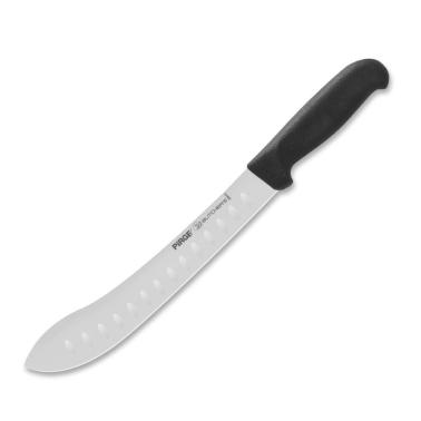 Нож за месо от неръждаема стомана BULLNOSE 25см черен PIRGE-BUTCHER'S-(39611)