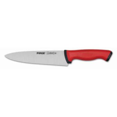 Нож готварски от неръждаема стомана 19см червен PIRGE-DUO-(34160)